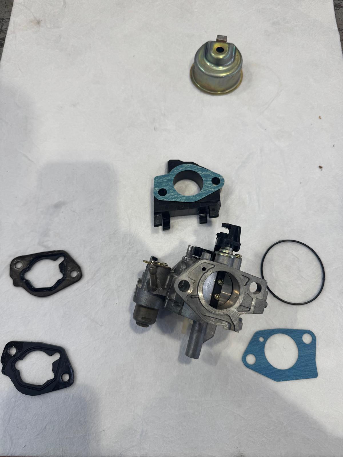Austauschvergaser Honda GX mit komplettem Dichtungssatz – türkise und schwarze Dichtungen + O-Ring